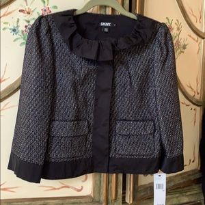 🖤DKNY Donna Karan New York vintage wool tweed jkt
